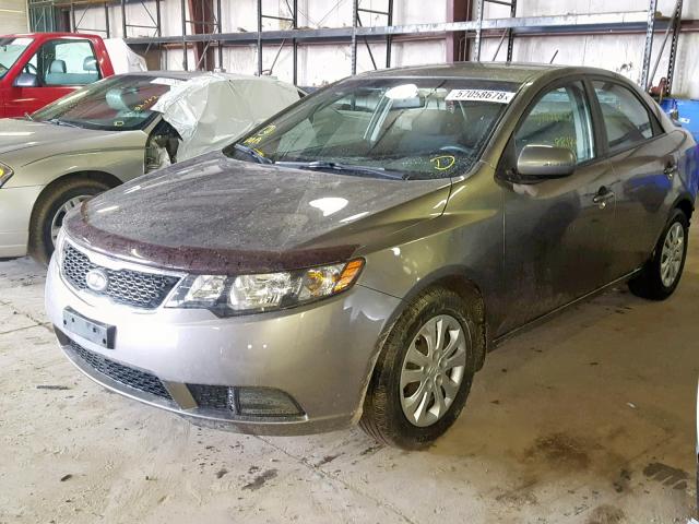 KNAFU4A28C5483053 - 2012 KIA FORTE EX GRAY photo 2