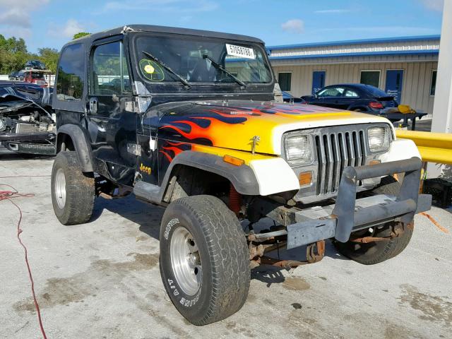 2BCCV8114HB530391 - 1987 JEEP WRANGLER BLACK photo 1