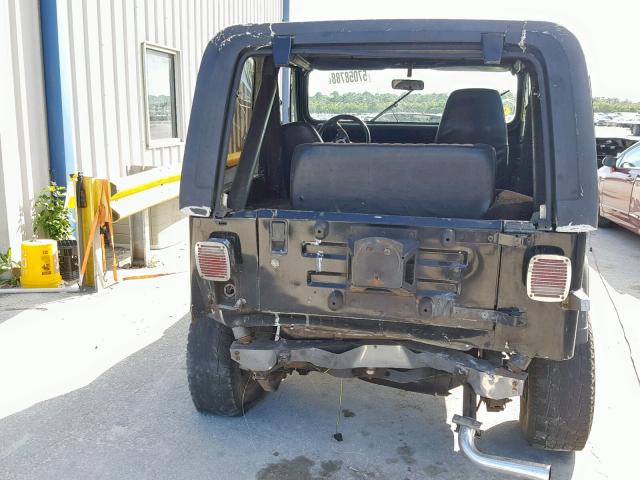 2BCCV8114HB530391 - 1987 JEEP WRANGLER BLACK photo 9