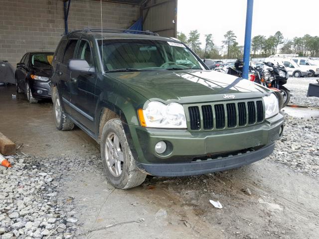 1J8HR48P57C594359 - 2007 JEEP GRAND CHER GREEN photo 1