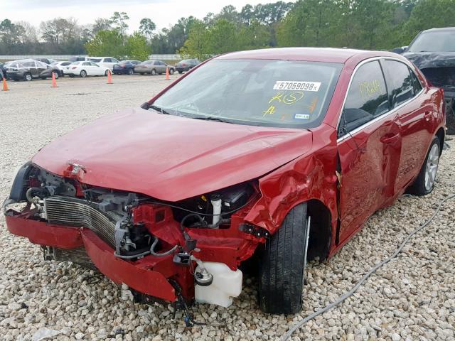 1G11F5RR2DF108293 - 2013 CHEVROLET MALIBU 2LT BURGUNDY photo 2