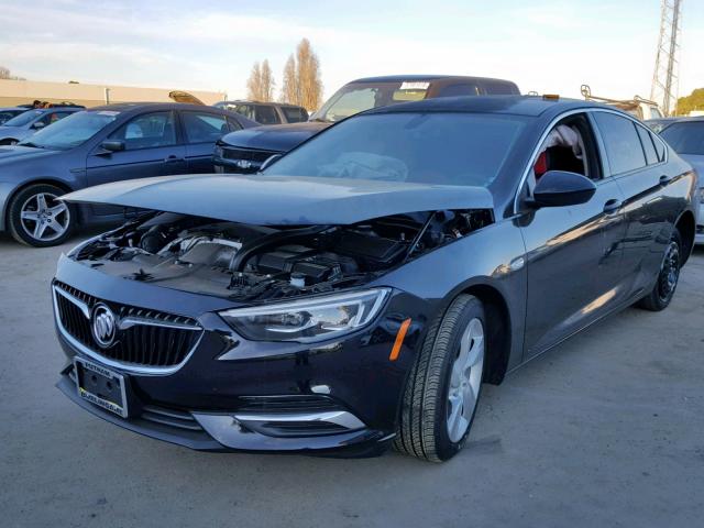 W04GL6SX1J1152782 - 2018 BUICK REGAL PREF BLACK photo 2