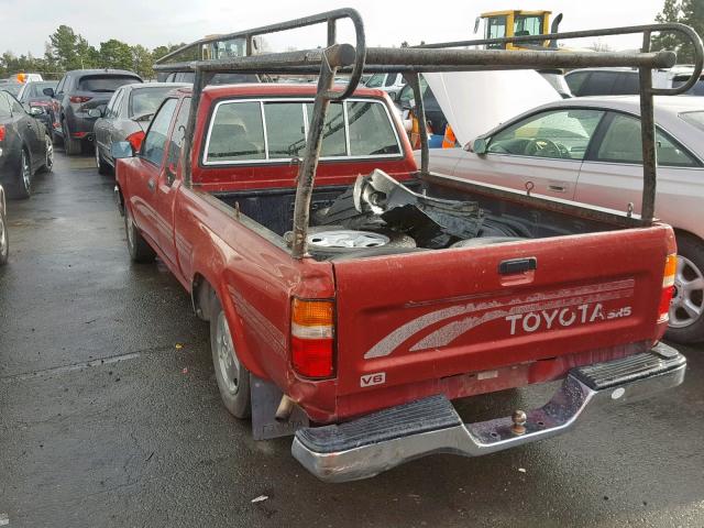 JT4VN93GXP5033833 - 1993 TOYOTA PICKUP 1/2 RED photo 3