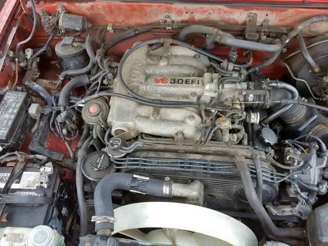 JT4VN93GXP5033833 - 1993 TOYOTA PICKUP 1/2 RED photo 7