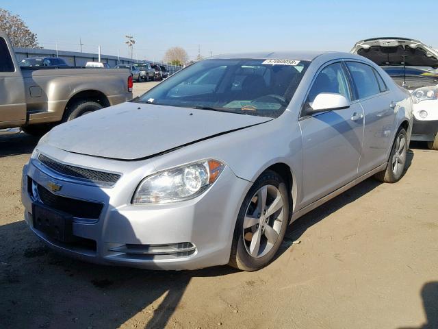 1G1ZC5E12BF180832 - 2011 CHEVROLET MALIBU 1LT ვერცხლისფერი ფოტო 2
