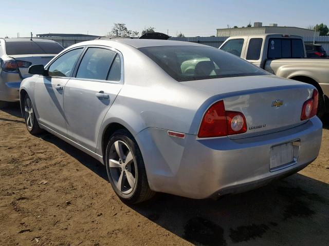 1G1ZC5E12BF180832 - 2011 CHEVROLET MALIBU 1LT ვერცხლისფერი ფოტო 3