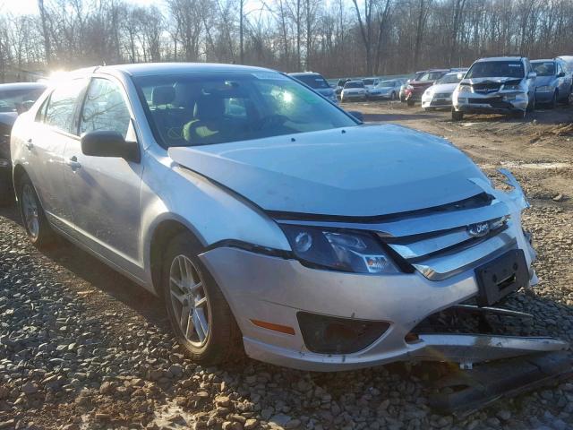 3FAHP0GA2BR337260 - 2011 FORD FUSION S SILVER photo 1