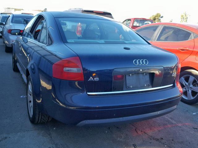 WAUZL64B61N015830 - 2001 AUDI A6 4.2 QUA BLUE photo 3