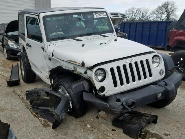 1C4AJWAG4GL312167 - 2016 JEEP WRANGLER S WHITE photo 1