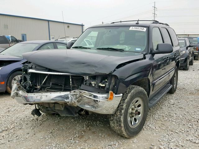 1GKEC13T35R262711 - 2005 GMC YUKON BLACK photo 2