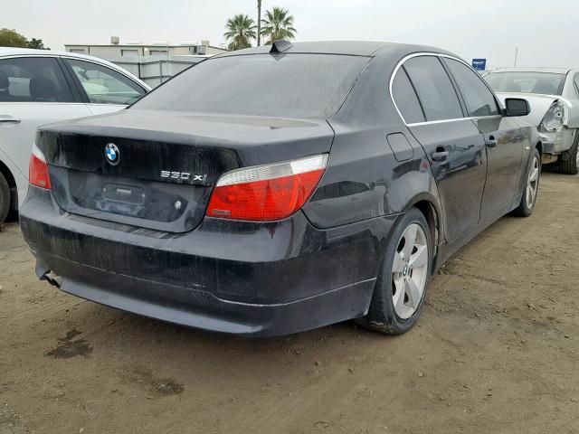 WBANF73517CU25012 - 2007 BMW 530 XI BLACK photo 4