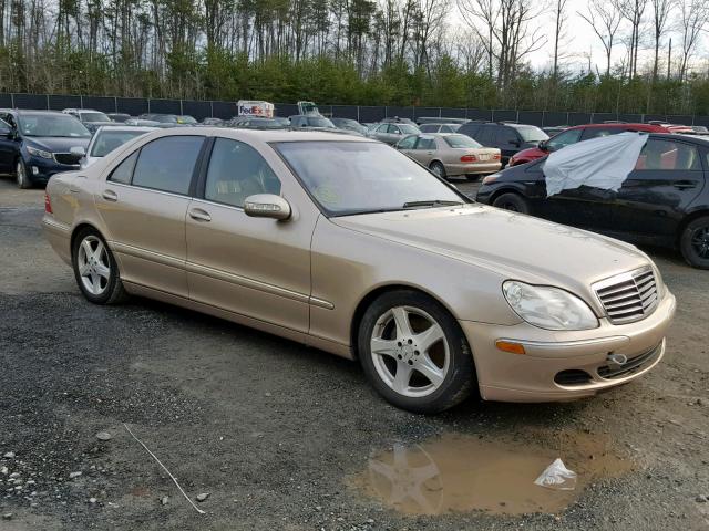 WDBNG70J54A389705 - 2004 MERCEDES-BENZ S 430 GOLD photo 9
