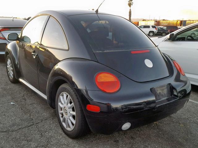 3VWCK31CX4M417031 - 2004 VOLKSWAGEN NEW BEETLE BLACK photo 3