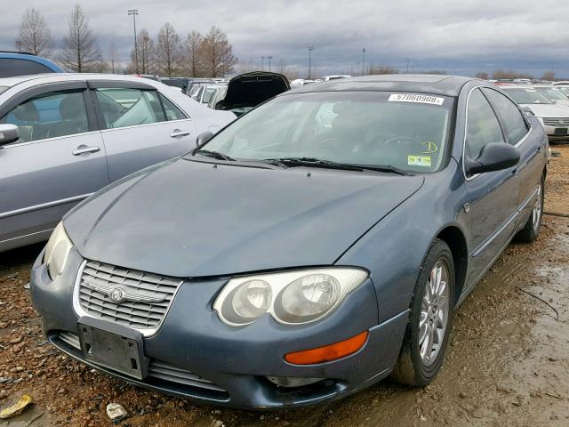 2C3HE66G41H501616 - 2001 CHRYSLER 300M GRAY photo 2