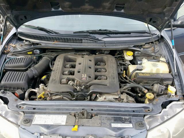 2C3HE66G41H501616 - 2001 CHRYSLER 300M GRAY photo 7