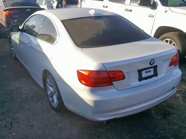 WBAKE5C55DJ107377 - 2013 BMW 328 I SULE WHITE photo 3