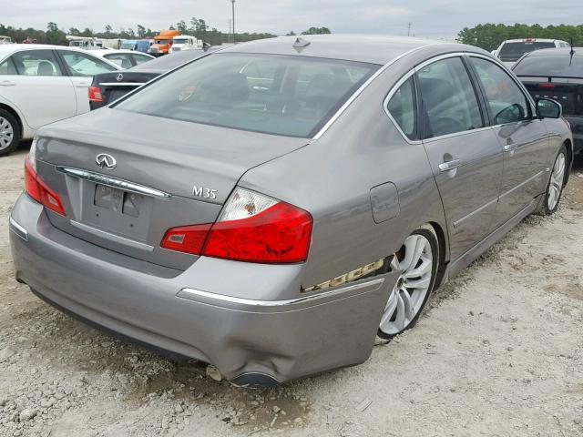 JNKAY01E28M603851 - 2008 INFINITI M35 BASE GRAY photo 4