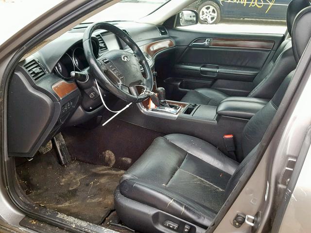 JNKAY01E28M603851 - 2008 INFINITI M35 BASE GRAY photo 9