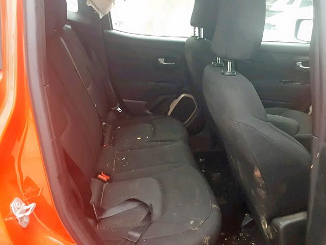 ZACCJBAT6GPC59224 - 2016 JEEP RENEGADE S RED photo 6