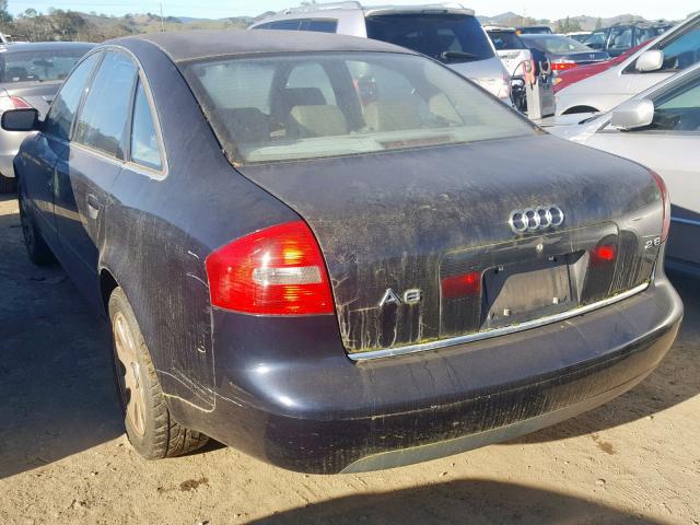 WAUEH54B01N028003 - 2001 AUDI A6 2.8 QUA BLUE photo 3