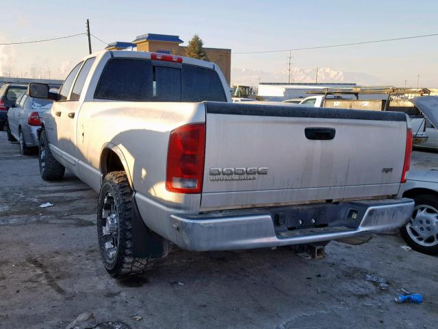 3D7KA28CX3G844200 - 2003 DODGE RAM 2500 S GRAY photo 3