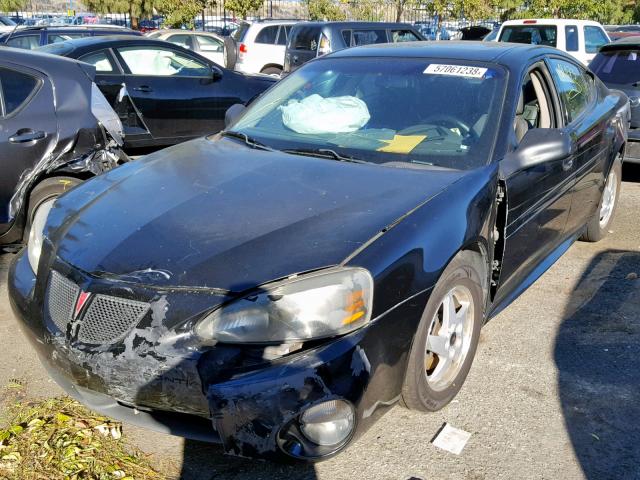 2G2WS522341176717 - 2004 PONTIAC GRAND PRIX BLACK photo 2