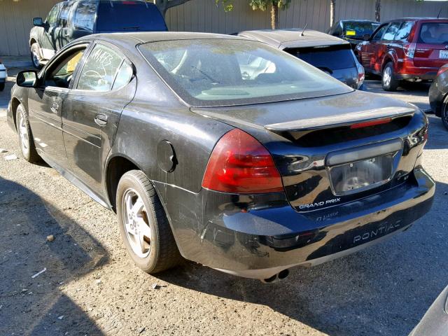 2G2WS522341176717 - 2004 PONTIAC GRAND PRIX BLACK photo 3