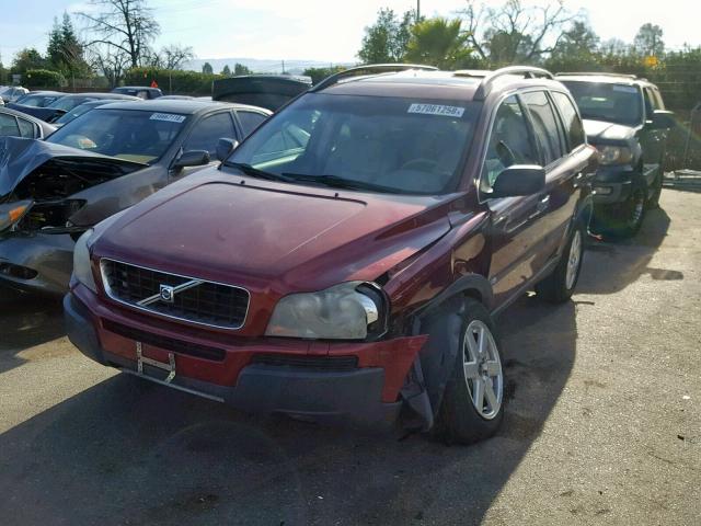 YV4CZ592361283689 - 2006 VOLVO XC90 RED photo 2