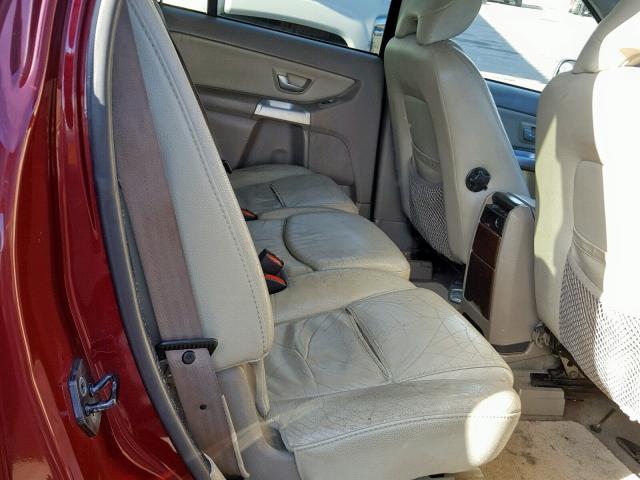 YV4CZ592361283689 - 2006 VOLVO XC90 RED photo 6