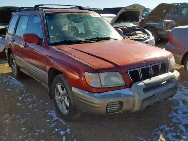 JF1SF65532G725459 - 2002 SUBARU FORESTER S RED photo 1