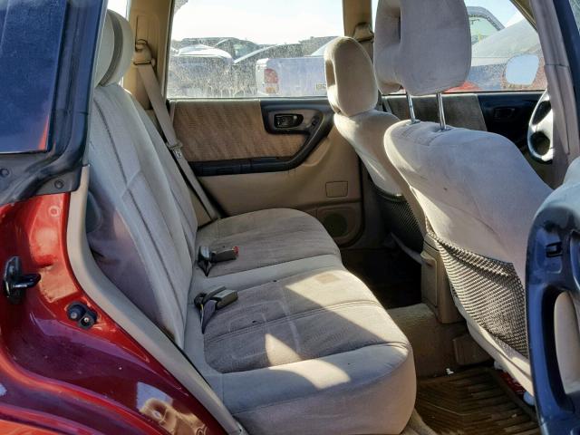JF1SF65532G725459 - 2002 SUBARU FORESTER S RED photo 6