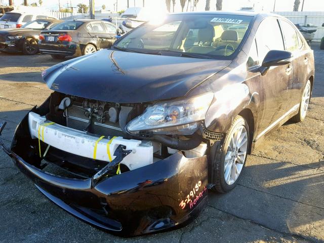 JTHBB1BA7A2015100 - 2010 LEXUS HS 250H BLACK photo 2