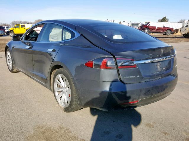 5YJSA1E45HF212087 - 2017 TESLA MODEL S GRAY photo 3