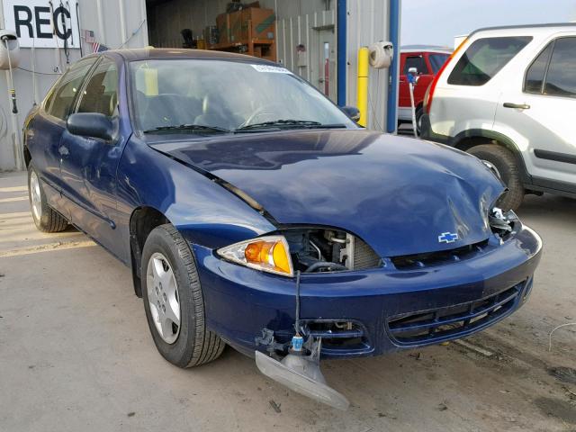 1G1JC524127456696 - 2002 CHEVROLET CAVALIER B BLUE photo 1