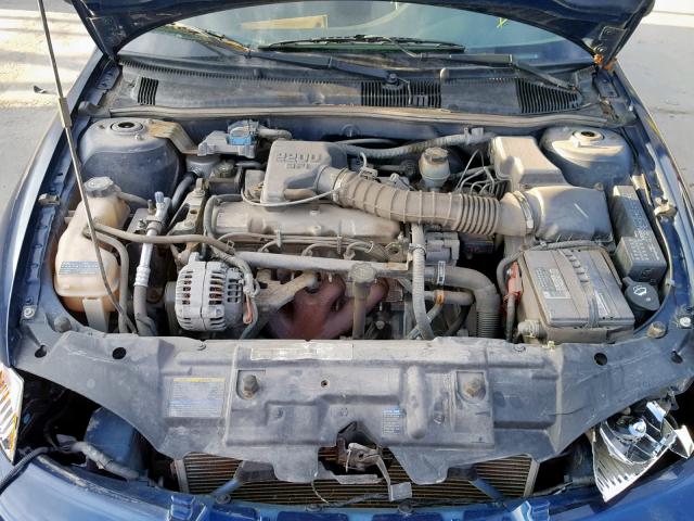 1G1JC524127456696 - 2002 CHEVROLET CAVALIER B BLUE photo 7