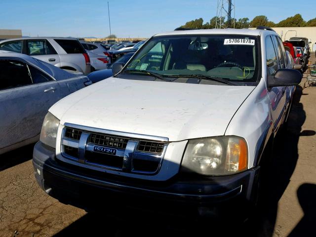 4NUDS13S562701858 - 2006 ISUZU ASCENDER S WHITE photo 2