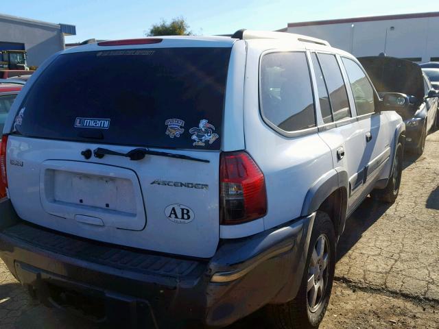4NUDS13S562701858 - 2006 ISUZU ASCENDER S WHITE photo 4