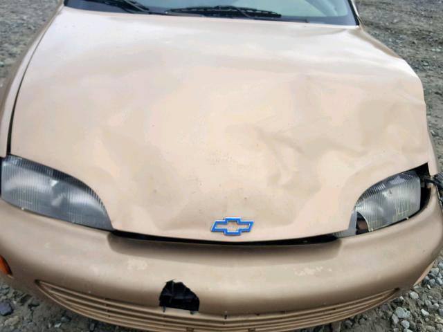 1G1JF524XX7265129 - 1999 CHEVROLET CAVALIER L GOLD photo 7