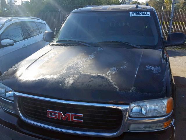 1GKEC13V75J225130 - 2005 GMC YUKON BLACK photo 9