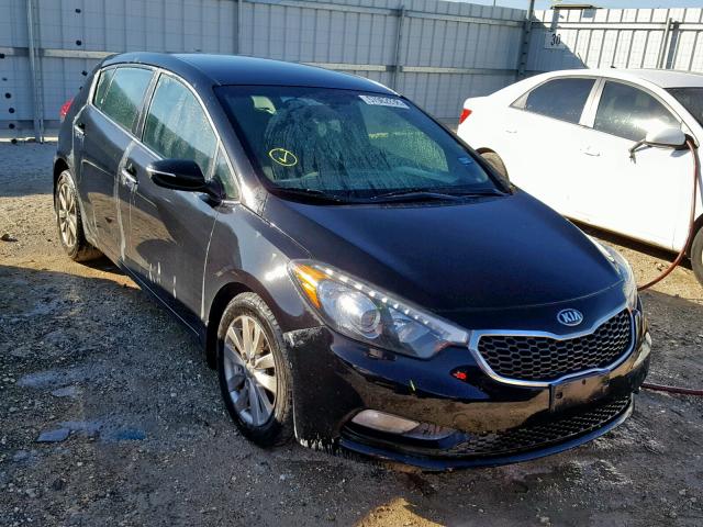 KNAFX5A85F5272365 - 2015 KIA FORTE EX BLACK photo 1