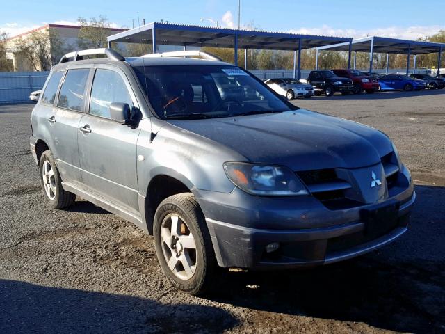 JA4LX41FX4U044227 - 2004 MITSUBISHI OUTLANDER SILVER photo 1