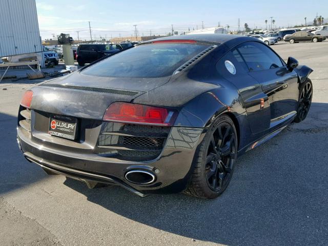 WUAANAFG6AN000303 - 2010 AUDI R8 BLACK photo 4