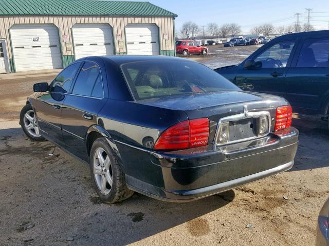1LNHM87A52Y677579 - 2002 LINCOLN LS BLACK photo 3