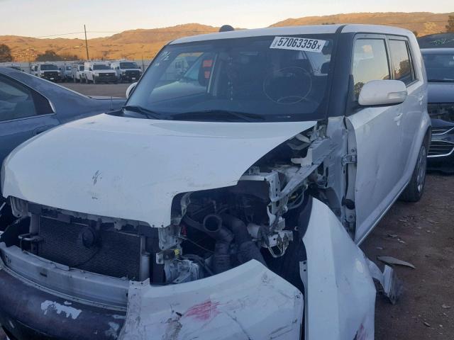 JTLKE50E481026808 - 2008 TOYOTA SCION XB Ақ фото 2