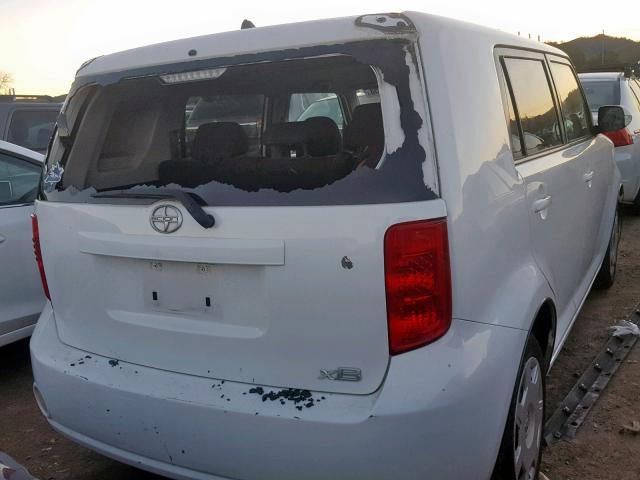 JTLKE50E481026808 - 2008 TOYOTA SCION XB Ақ фото 4