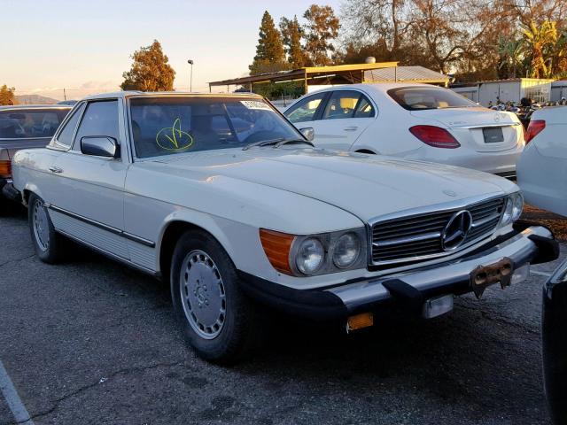 WDBBA45A6CB011168 - 1982 MERCEDES-BENZ 380 SL WHITE photo 1