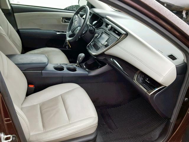 4T1BK1EB3FU147459 - 2015 TOYOTA AVALON XLE BURGUNDY photo 5