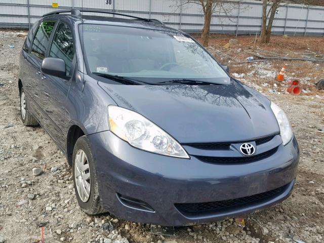 5TDKK4CC6AS309258 - 2010 TOYOTA SIENNA CE BLUE photo 1