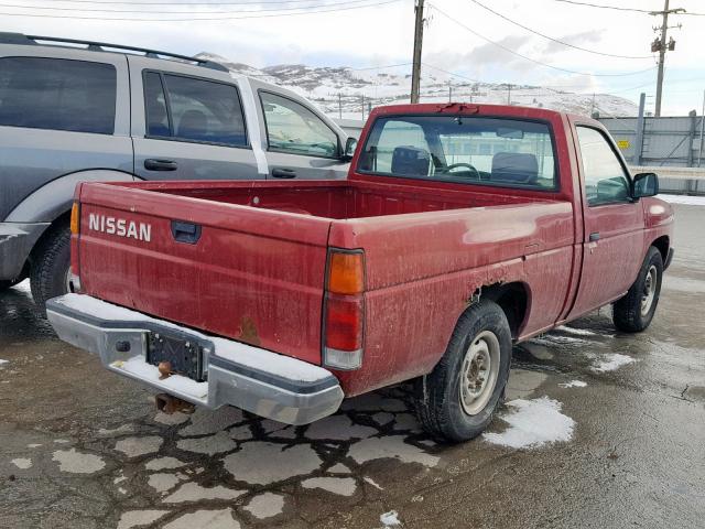 1N6SD11S0RC384356 - 1994 NISSAN TRUCK BASE RED photo 4