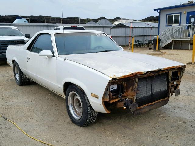 3GCCW80HXGS900133 - 1986 CHEVROLET EL CAMINO WHITE photo 1